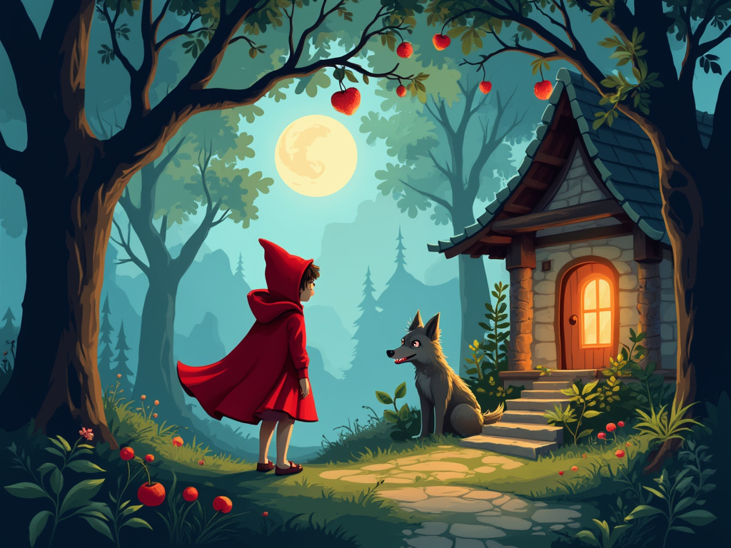 Cover Rotkäppchen und der listige Wolf